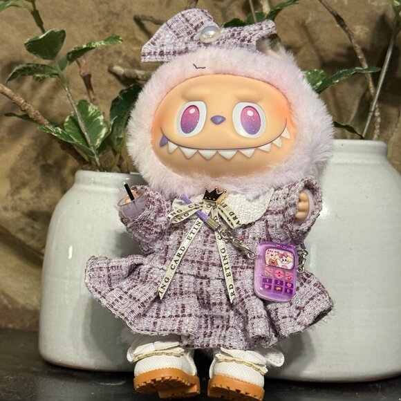 PURPLE FIVE PIECE OUTFIT FOR LABUBU  (DOLL NOT INCLUDED)

Bundle and save!! - Picture 1 of 2